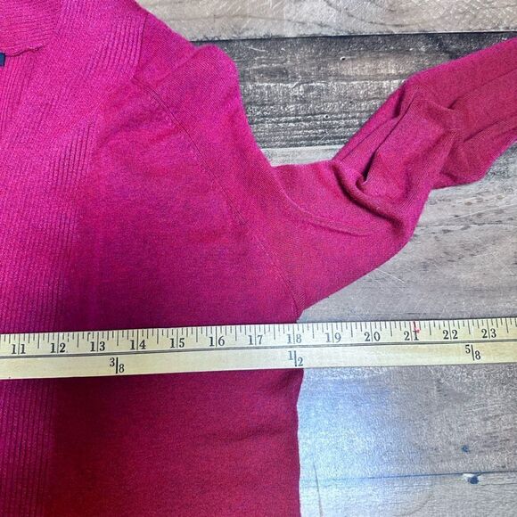 Eileen Fisher Long Sleeve Knit Open Cardigan Pink Size Medium - Picture 10 of 10